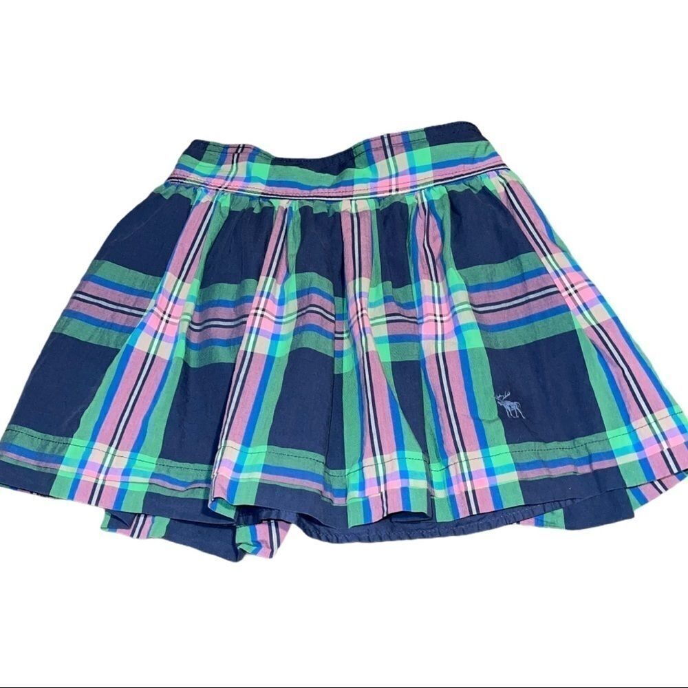 Abercrombie & Fitch Plaid Pleated Schoolgirl Mini Skirt Size XS y2k‎ 90s